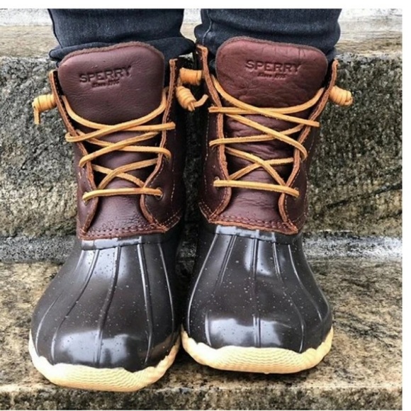 sperry saltwater duck booties